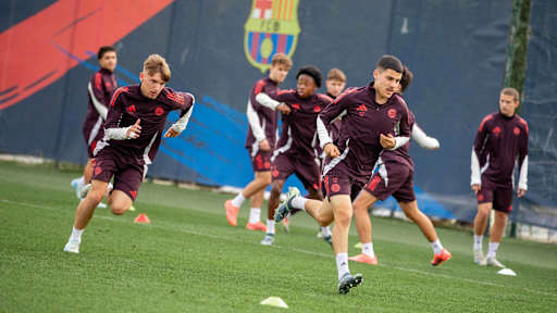 Felipe Chávez im Training der FC Bayern U19.