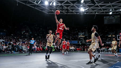 Der FC Bayern Basketball und Kevin Yebo stehen nach dem Sieg gegen Vechta im BBL Top Four.