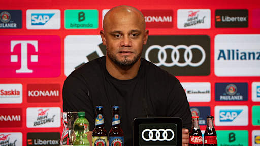 Vincent Kompany press conference Bayern Wolfsburg
