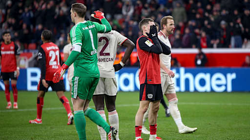 Florian Wirtz verzweifelt im Bundesliga-Spiel des FC Bayern in Leverkusen.