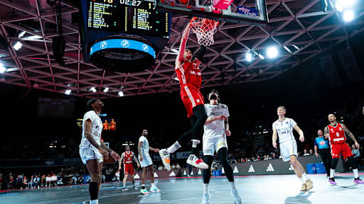 Der FC Bayern Basketball gewinnt das Heimspiel im BMW Park gegen Heidelberg