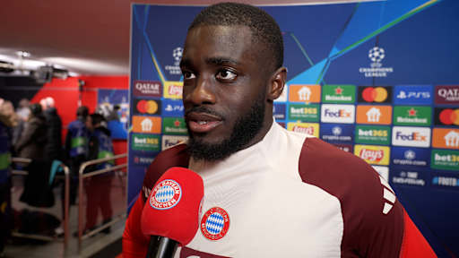 xxx im Interview nach dem Champions League-Spiel des FC Bayern bei Bayer 04 Leverkusen