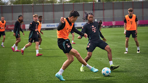 Bilder vom Training des FC Bayern