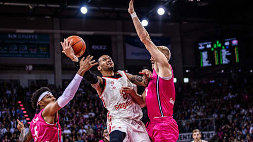 Bilder vom BBL-Auswärtsspiel gegen die Telekom Baskets