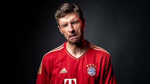 Thomas Müller schaut traurig