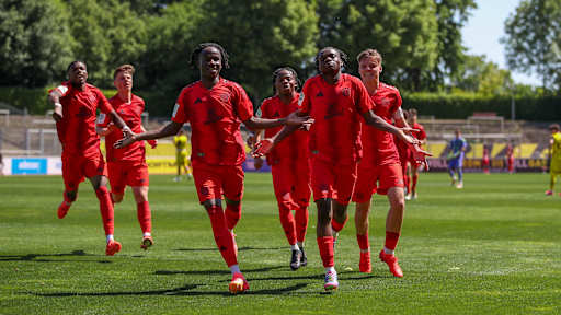 Jubel bei der FCB-U17.