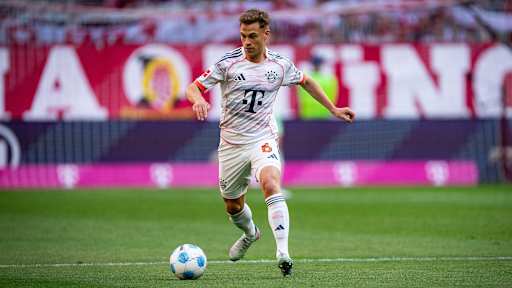 Joshua Kimmich vom FC Bayern im Bundesliga-Spiel gegen Borussia Mönchengladbach