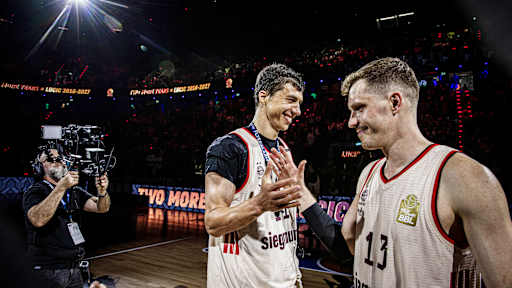 Vladimir Lucic verlängert seinen Vertrag beim FC Bayern Basketball bis 2027.