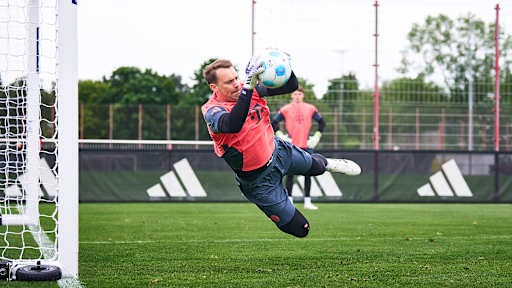 FC Bayern's training session on Saturday