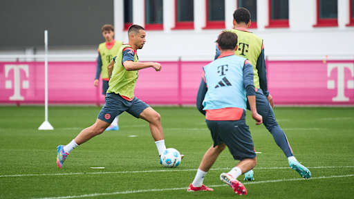 FC Bayern's training session on Saturday