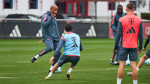 FC Bayern's training session on Saturday