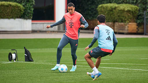 FC Bayern's training session on Saturday