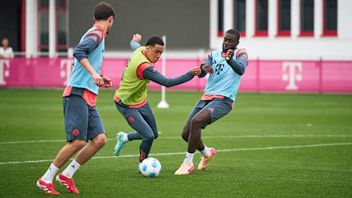 FC Bayern's training session on Saturday