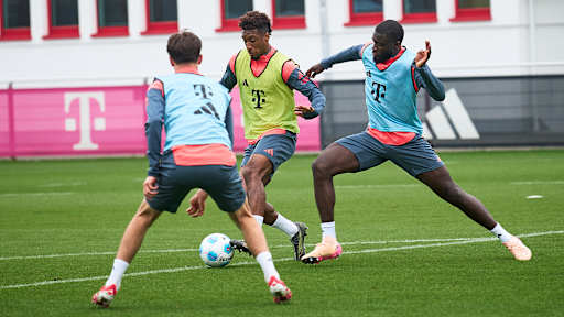 FC Bayern's training session on Saturday
