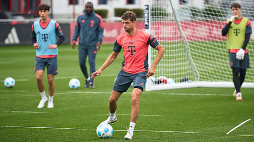 FC Bayern's training session on Saturday