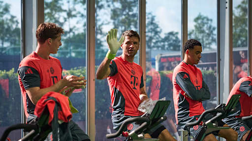 Das Training des FC Bayern am Samstag