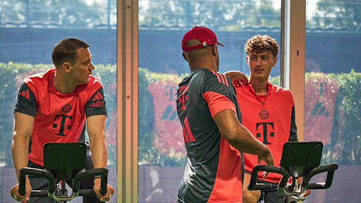 Das Training des FC Bayern am Samstag