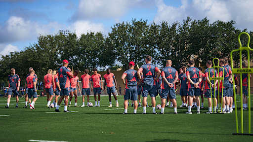 Das Training des FC Bayern am Samstag