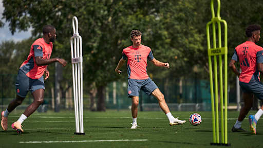 Das Training des FC Bayern am Samstag