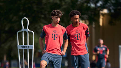 Das Training des FC Bayern am Samstag