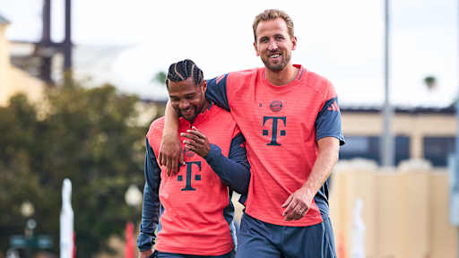 FC Bayern training on Saturday