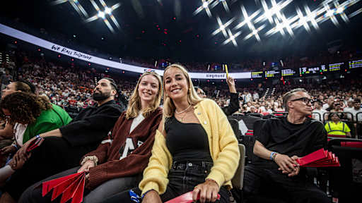 Bilder vom ersten Playoff-Finale gegen Ulm