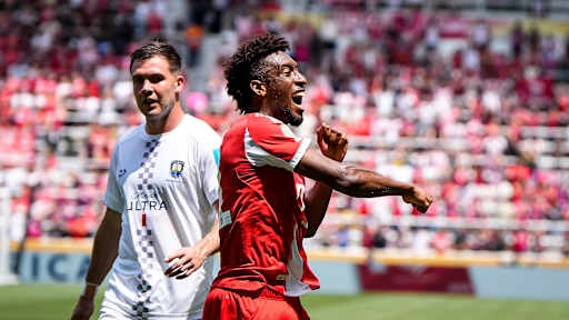 Kingsley Coman bejubelt seinen Treffer gegen Auckland City FC bei der Klub-WM