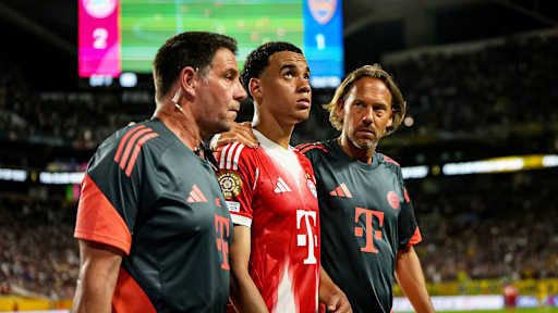 Jamal Musiala im Spiel des FC Bayern gegen die Boca Juniors bei der Klub-WM.