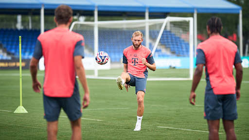 FC Bayern's final training session ahead of the Club World Cup game against Benfica