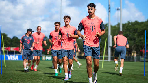 FC Bayern's final training session ahead of the Club World Cup game against Benfica