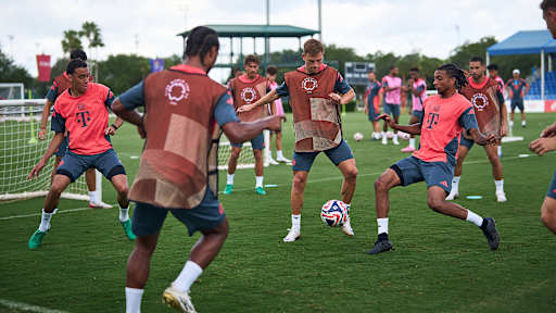 FC Bayern's final training session ahead of the Club World Cup game against Benfica