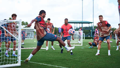 FC Bayern's final training session ahead of the Club World Cup game against Benfica