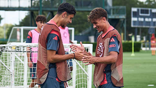 FC Bayern's final training session ahead of the Club World Cup game against Benfica