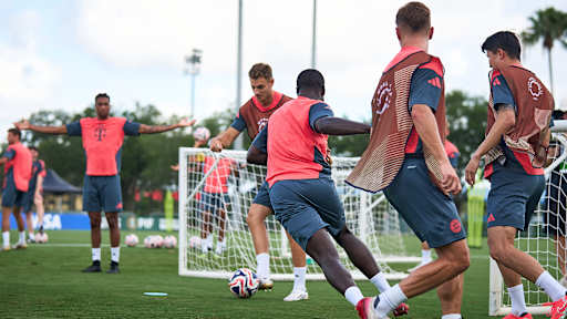 FC Bayern's final training session ahead of the Club World Cup game against Benfica
