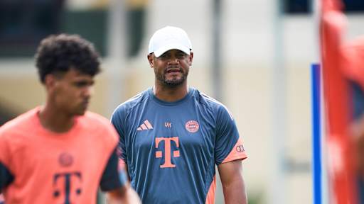 Vincent Kompany am Donnerstag im FC Bayern-Training.