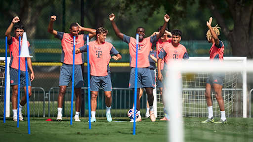 Das FC Bayern-Abschlusstraining vor dem Klub-WM-Spiel gegen CR Flamengo