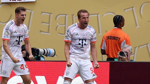 Harry Kane jubelt mit offenem Mund nach dem 4:2 gegen Flamengo im Achtelfinale der Klub-WM.