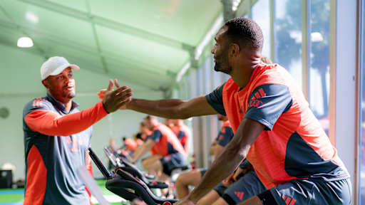 Die FC Bayern-Mannschaft am Mittwoch im Training in Orlando
