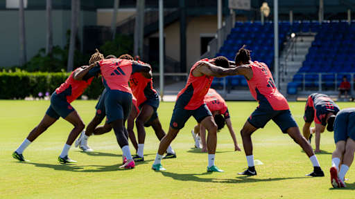 Die FC Bayern-Mannschaft am Mittwoch im Training in Orlando