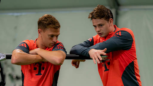 Die FC Bayern-Mannschaft am Mittwoch im Training in Orlando