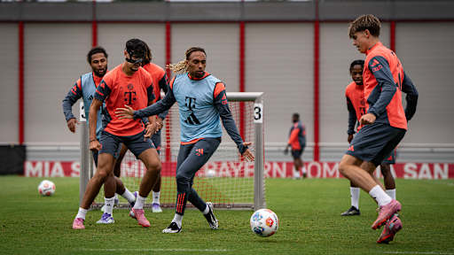 Spieler des FC Bayern im Training