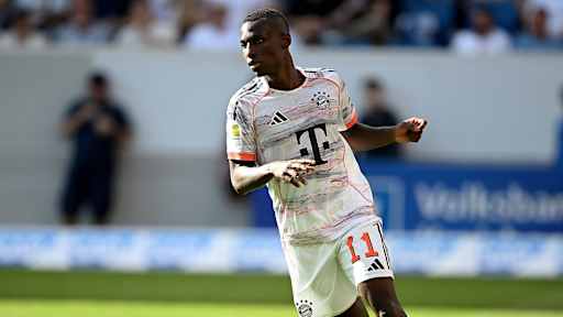 Nicolas Jackson im Bundesliga-Spiel des FC Bayern bei der TSG 1899 Hoffenheim.