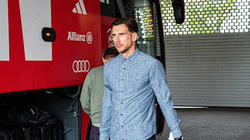 Leon Goretzka auf der Reise nach Zypern