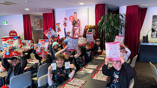 Match Attax-Event in der Allianz Arena.