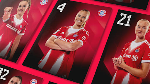 Autogrammkarten FC Bayern Frauen