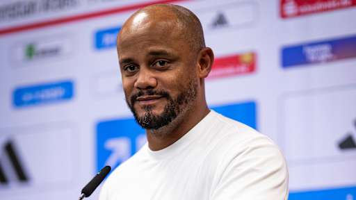 Vincent Kompany auf der Pressekonferenz bei Union Berlin