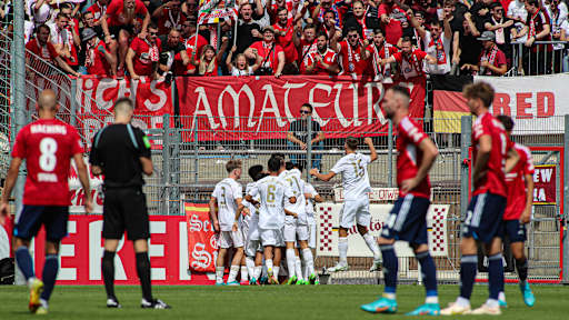 Im August 2022 spielten die Amateure 1:1 in Unterhaching.