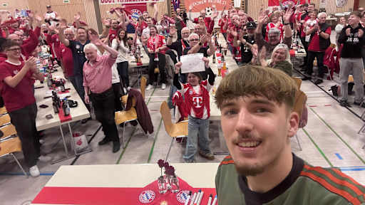 Lennart Karl bei den Fanclubbesuchen 2026