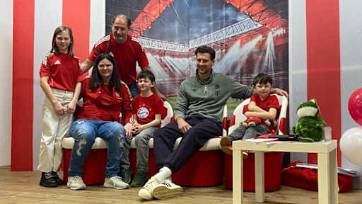 Leon Goretzka bei den Fanclubbesuchen 2026