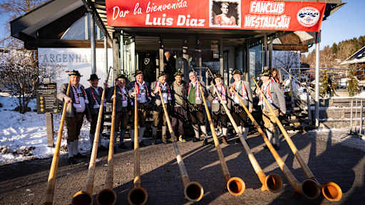 Luis Diaz bei den Fanclubbesuchen 2026